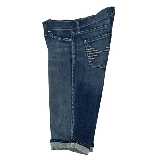 Shorts7 for All Mankind Colette Womens Capri Jeans Size 2S Blue Denim Made In US - Picture 5 of 9